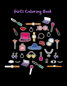 Paperback Girl's Coloring Book: Fun Coloring Pages For Girls With Lot of pages Book