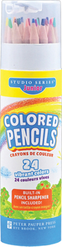 Misc. Studio Series Junior Colored Pencil Tube Set (24-Colors) Book