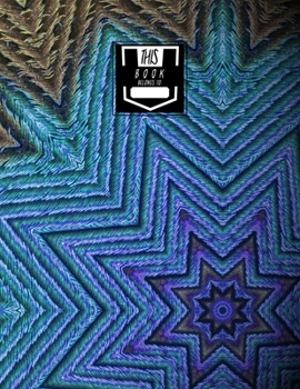 Notebook: Peacock Kaleidoscope  - College Ruled, Lined, Large Notebook