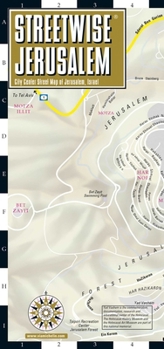 Streetwise Jerusalem Map - Laminated City Center Street Map of Jerusalem, Israel (Michelin Streetwise Maps)