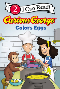 Hardcover Curious George Colors Eggs Book