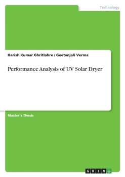 Paperback Performance Analysis of UV Solar Dryer Book