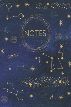 Paperback Notes: Journal Notebook Diary With College Lined Paper Galaxy Book