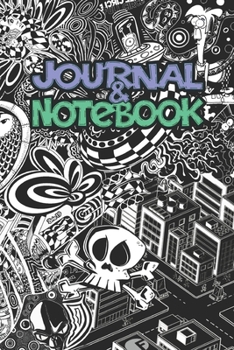 Paperback Doodle Journal and Notebook: 120 Lined Pages - 6 x 9 Book