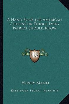 Handbook for American Citizens