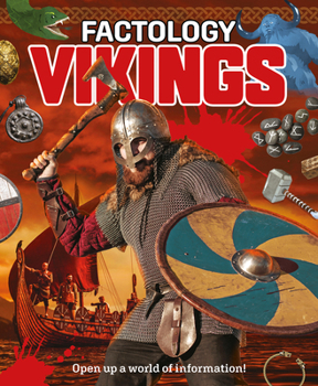 Hardcover Factology: Vikings: Open Up a World of Information! Book