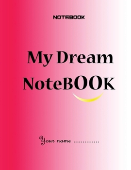 Paperback My dream Notebook ( Red ) [French] Book