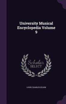 Hardcover University Musical Encyclopedia Volume 9 Book