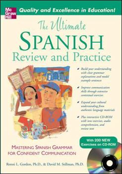 Paperback The Ultimate Spanish Review and Practice: Mastering Spanish Grammar for Confident Communication [With CDROM] Book