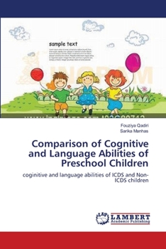 Paperback Comparison of Cognitive and Language Abilities of Preschool Children Book
