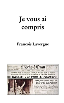 Paperback Je vous ai compris [French] Book
