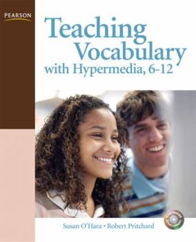 Paperback Teaching Vocabulary with Hypermedia, 6-12 [With CDROM] Book