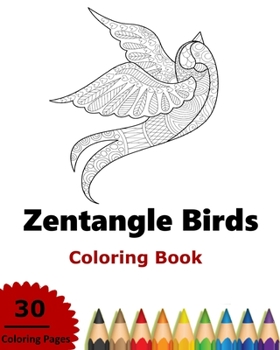 Paperback Zentangled Birds Coloring Book