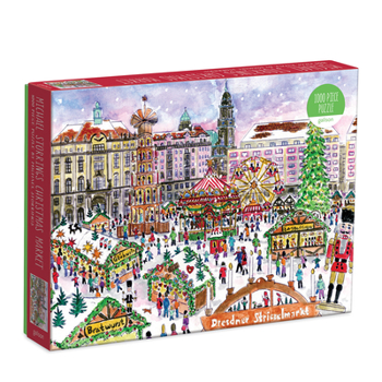Misc. Michael Storrings Christmas Market in Dresden 1000 Piece Puzzle Book