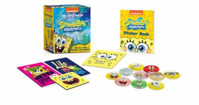 Paperback The Little Box of Spongebob Squarepants: With Pins, Patch, Stickers, and Magnets! Book