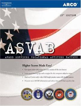 Paperback ASVAB 19th Edition (ARCO MILITARY TEST TUTOR) Book