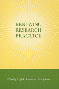 Hardcover Renewing Research Practice Book