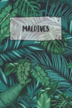 Maldives: Dotted Travel Diary Notebook or Journey Dotted Grid Journal - Holiday Trip Pocketbook for Men and Women with Dots