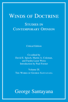 Hardcover Winds of Doctrine, Critical Edition, Volume 9: Studies in Contemporary Opinion Book