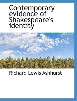 Paperback Contemporary Evidence of Shakespeare's Identity Book