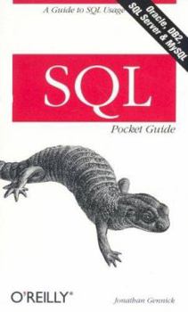 Paperback SQL Pocket Guide Book
