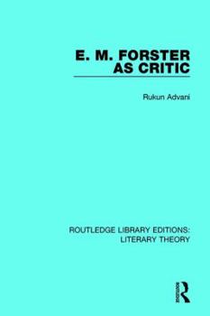 Hardcover E. M. Forster as Critic Book