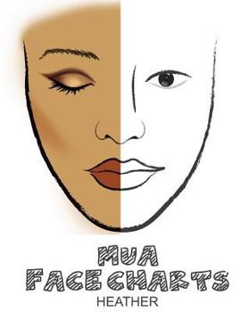 Paperback MUA Face Charts Heather Book