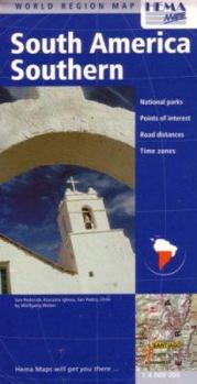 South America Southern Regional Map by Hema