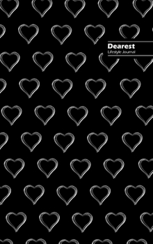 Hardcover Dearest Lifestyle Journal, Write-in Notebook, Dotted Lines, Wide Ruled, Medium 6 x 9 Inch (A5) Hardcover (Black III) Book