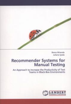 Paperback Recommender Systems for Manual Testing Book