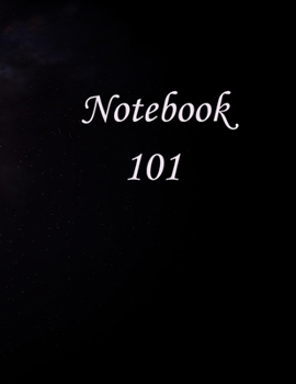 Paperback Notebook 101: notebooks and journals, notebook organizer, 150 Pages, Large (8.5 x 11 inches) Book