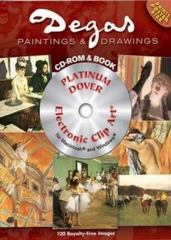 Paperback 120 Degas Paintings and Drawings [With DVD] Book