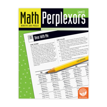 Paperback Math Perplexors: Level D Book