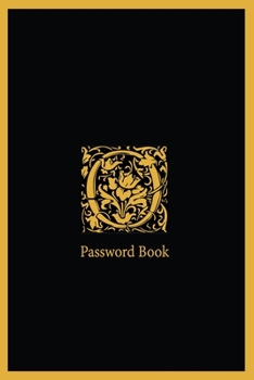 Paperback O password book: The Personal Internet Address, Password Log Book Password book 6x9 in. 110 pages, Password Keeper, Vault, Notebook and Book