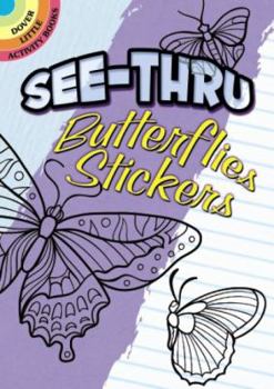 Paperback See-Thru Butterflies Stickers Book