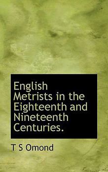 English Metrists in the Eighteenth and Nineteenth Centuries