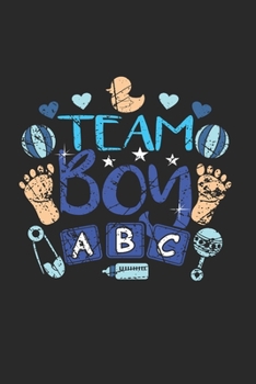 Team Boy Pregnancy Sketchbook: Pregnant Graph Paper Dairy Journal 6x9 inches with 120 Blank Pages For Drawing, Painting Or Sketching