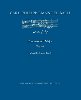 Paperback Concerto in F Major, Wq 46 Book