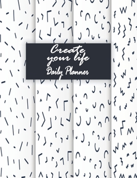 Paperback Daily Planner (53 weeks): Cool and Vintage Cover 8.5 X 11 in, large space to note and write your daily schedule as well as a to do list. Book