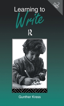 Hardcover Learning to Write Book