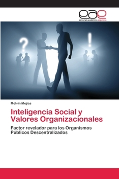 Paperback Inteligencia Social y Valores Organizacionales [Spanish] Book
