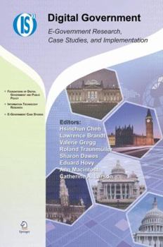 Hardcover Digital Government: E-Government Research, Case Studies, and Implementation Book
