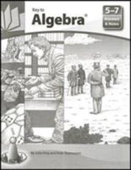 Spiral-bound Key to Algebra, Books 5-7, Answers and Notes Book