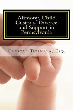 Paperback Alimony, Child Custody, Divorce and Support in Pennsylvania Book