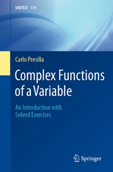 Paperback Complex Functions of a Variable: An Introduction with Solved Exercises Book