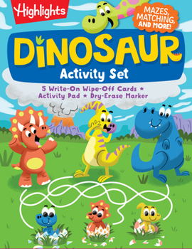 Paperback Dinosaur Activity Set Book
