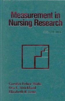 Hardcover Measurement in Nursing Research Book