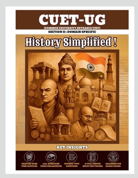Paperback CUET-UG History Simplified ! Book