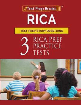 Paperback RICA Test Prep Study Questions: Three RICA Prep Practice Tests Book