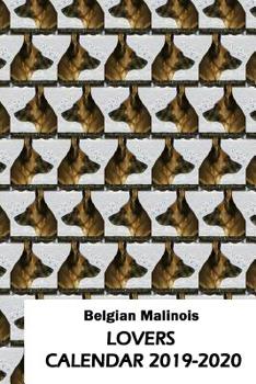 Paperback Belgian Malinois Lovers Calendar 2019-2020 Book
